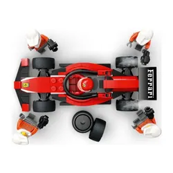 LEGO City 60443 F1 Pit stop i mechanicy z bolidem Ferrari