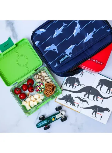 Śniadaniówka / lunchbox dziecięcy Yumbox Snack - Jurassic green / shark
