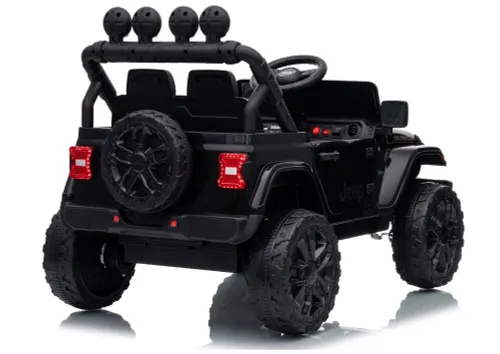 Auto Na Akumulator Jeep Rubicon 2X200W 24V Eva Skóra LED Pilot Radio MP3