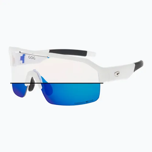 Okulary przeciwsłoneczne GOG Thor C matt white/black/reflex blue
