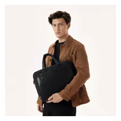 Geantă pentru Laptop Kazar Aden L 13812-TE-N0 Negru