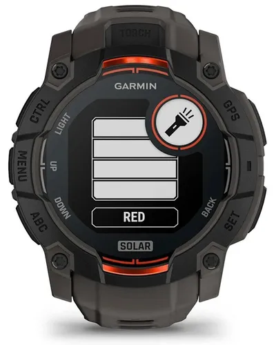 Smartwatch GARMIN Instinct 3 50mm Solar Czarny