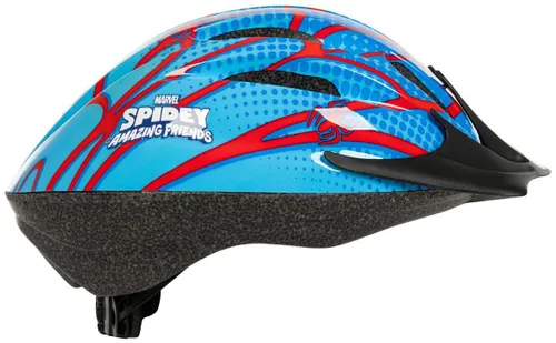 Kask rowerowy HUFFY Spidey i Super Kumple Niebiesko-czerwony dla Dzieci (rozmiar S/M)