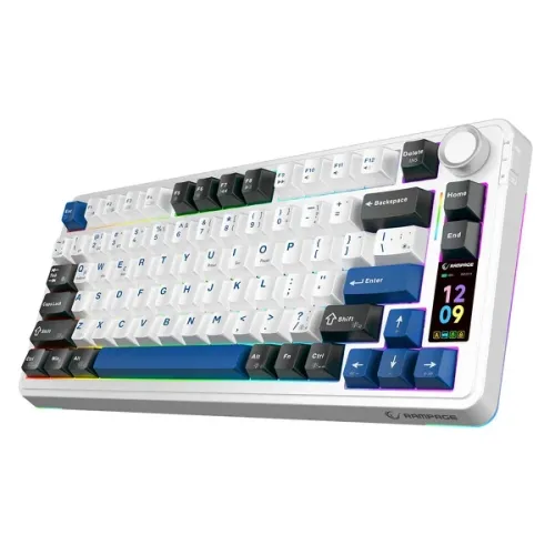 Klawiatura mechaniczna Rampage Quell Pro LEOBOG Star Vector Biało-Czarny