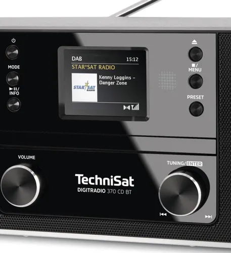 Цифровой радиоприемник TechniSat 370 CD BT FM радио DAB + Bluetooth черный