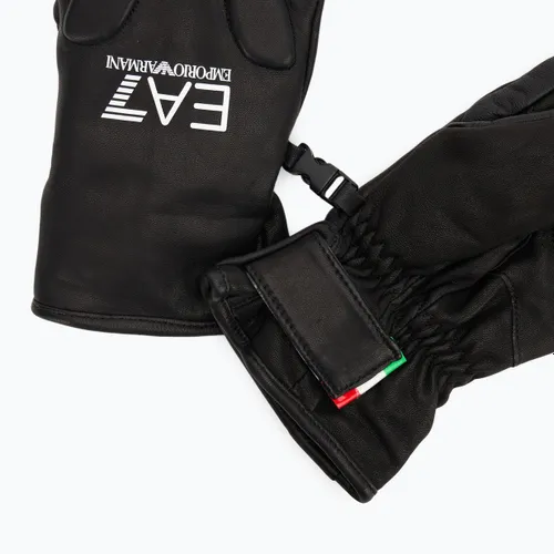 Rękawice narciarskie męskie EA7 Emporio Armani Ski Technical no rings black