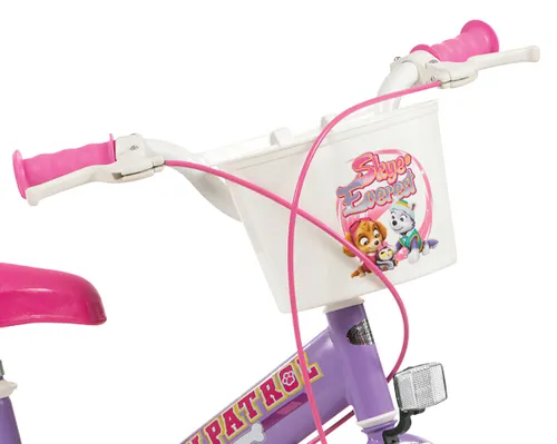 Rower dziecięcy NICKELODEON Psi Patrol 14 cali dla dziewczynki Fioletowy