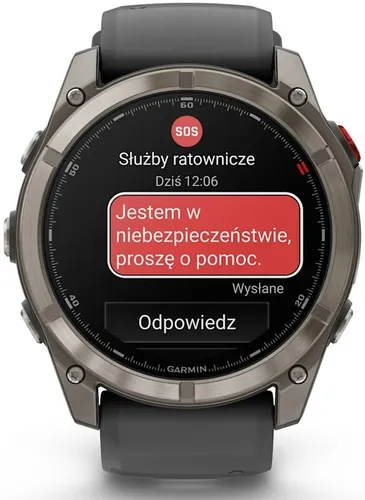 Zegarek sportowy GARMIN Fenix 8 Pro 51mm Czarny