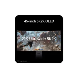 Monitor LG UltraGear evo AI 45GX950B 45" 5K2K WUHD OLED Dual Mode 165Hz/330Hz 0,03ms Funkcje AI Zakrzywiony Gamingowy
