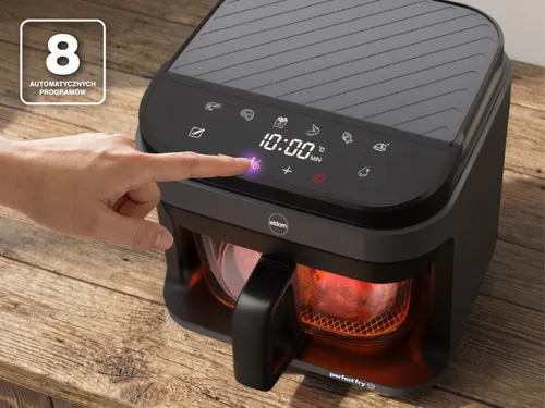 Air Fryer Frytkownica beztłuszczowa ELDOM FR500 5.5l z okienkiem do obserwacji postępów