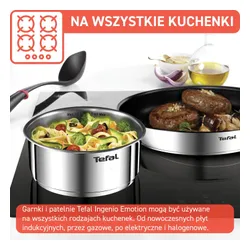 Zestaw patelni i garnków TEFAL Emotion L8968S04 Stalowy (8 elementów)