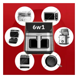 Air Fryer Frytkownica beztłuszczowa WEBBER AF801 8.8 l z 10 automatycznymi programami