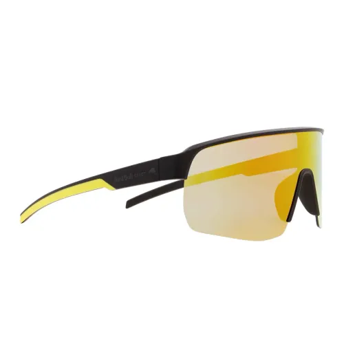 Okulary przeciwsłoneczne Red Bull SPECT Dakota black/brown with pink yellow mirror