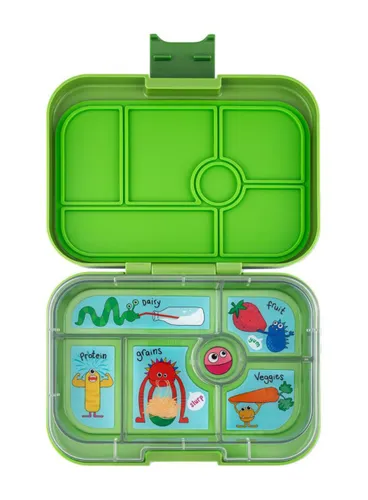 Okul için öğle Yemeği Kutusu Yumbox Original-matcha green / komik canavarlar tepsisi