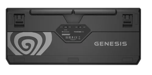 Klawiatura mechaniczna Genesis Thor 230 TKL US RGB Outemu Silent Lemon Czarny