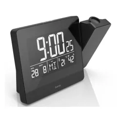 Zegar z projektorem Hama Plus Charge Czarny