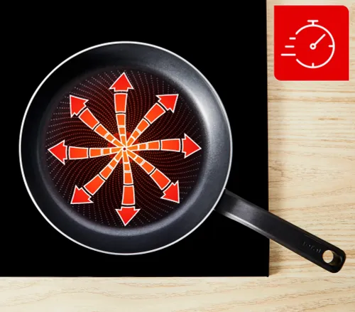 Patelnia Tefal Simply Cook H0580702 Indukcja Titanium 30cm
