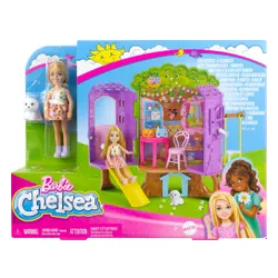 Lalka Barbie Chelsea Domek na drzewie HPL70