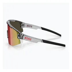 Okulary przeciwsłoneczne Bliz Matrix transparent dark grey/brown red multi