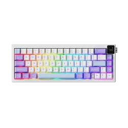 Klawiatura mechaniczna Ajazz AK650 Dream Weaver Switch Biały