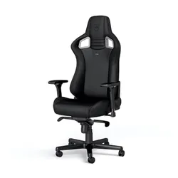 Fotel Noblechairs EPIC Black Edition Gamingowy do 120kg Skóra ECO High Tech Czarny