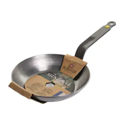 DE BUYER Mineral B Element 28 cm grafitowa - patelnia stalowa