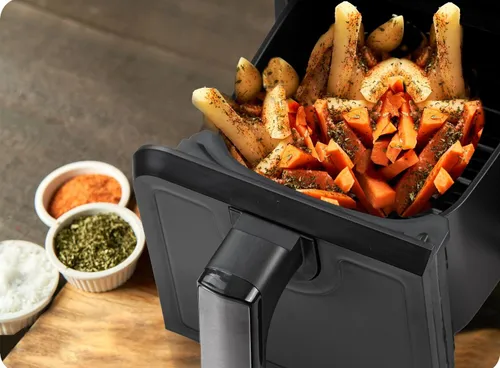 Air Fryer Frytkownica beztłuszczowa BERDSEN BD-653 8l z podwójnym koszem
