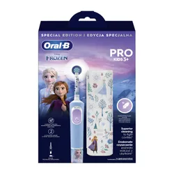 Электрическая зубная щетка Oral - B Pro Kids 3 + Frozen чехол небесно-голубой