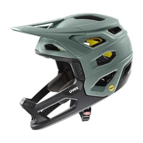 Kask rowerowy UVEX Revolt MIPS moss green/black matt