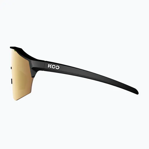 Okulary przeciwsłoneczne Koo Alibi black matt/gold mirror
