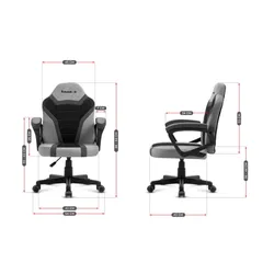 Fotel HUZARO Ranger 1.0 Mesh Szary
