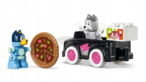 LEGO DUPLO BLUEY 10469 Pizzerki z Mufdinką i Bluey, zestaw klocków +2 lata