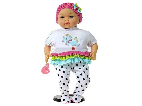 Lalka bobas śpiewa i mówi po polsku 45cm