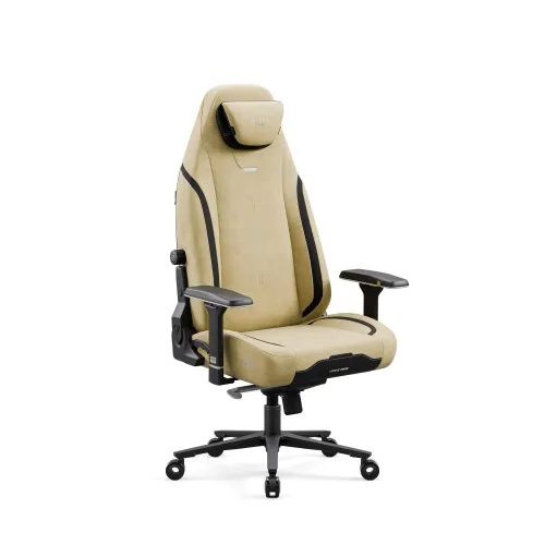 Fotel Diablo Chairs X.Eye Prime, Normal Size, Broken Gold Gamingowy do 140kg Złoty