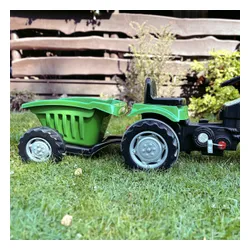 Woopie Traktor na Pedały Farmer GoTrac MAXI z Przyczepą Ciche Koła