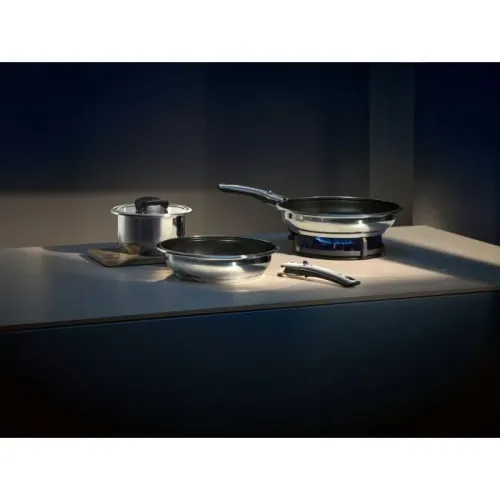 WMF Click and Serve 24 cm - patelnia nieprzywierająca ze stali nierdzewnej bez rączki