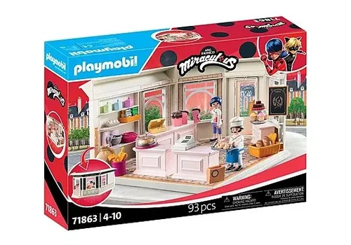 Playmobil Zestaw figurek Miraculum 71863 Francuska piekarnia
