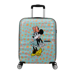 Walizka kabinowa American Tourister Wavebreaker Disney - Minnie pastel dot