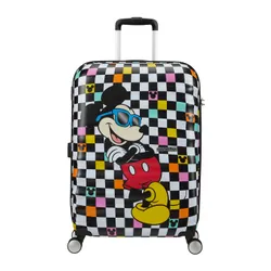 Walizka średnia American Tourister Wavebreaker Disney - Mickey Check