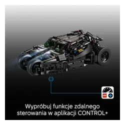 LEGO TECHNIC 42239 Batmobile Tumbler, zestaw klocków 12+ sterowany