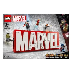 LEGO Klocki Super Heroes 76313 Logo MARVEL z minifigurkami