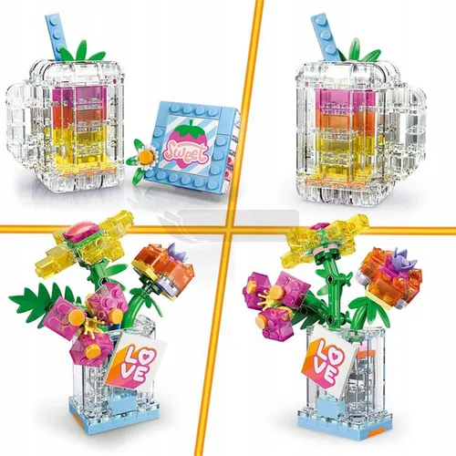 LEGO Creator 3w1 31383 Flakon perfum z kwiatową ozdobą, zestaw klocków 8+