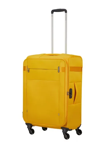 Walizka średnia poszerzana Samsonite CityBeat - golden yellow