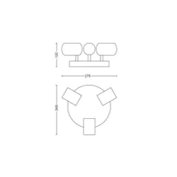 Oświetlenie punktowe Philips Hue White Ambiance Adore 929003056401 Biały