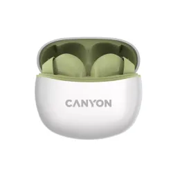 Słuchawki bezprzewodowe Canyon TWS-5 Dokanałowe Bluetooth 5.2 Zielony