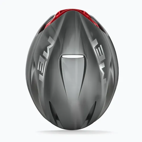 Kask rowerowy MET Manta MIPS dark slate/red matt