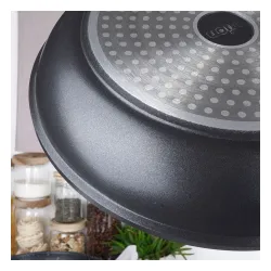 Patelnia granitowa nieprzywierająca GRANDE ONE CZARNA 20 cm