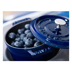 Mini garnek żeliwny okrągły STAUB MINI COCOTTE 250 ML Niebieski