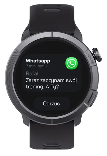 Smartwatch STELIO Activ Pro AI GPS 46mm Tytan Czarny