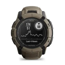 Смарт-часы Garmin Instinct 2x Solar Tactical Edition (светло-коричневый / светло-коричневый ремешок)